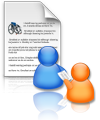 document with typed text 
and image