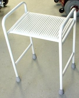Auscare Shower Stool With Webbed Seat