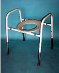 Adj OverToilet Commode