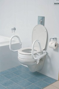 Spacer Under Toilet Seat