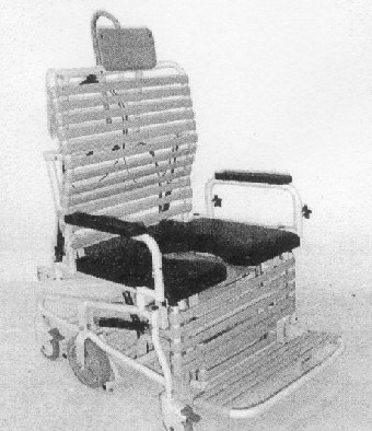 Broda Bari 385 Tilt And Recline Commode Shower Chair 