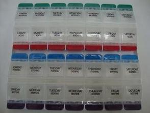  Ezy Dose Push Button Medtime Planner 7-Day XL