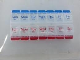  Ezy Dose Push Button Pill Reminder 7-Day AM/PM XL