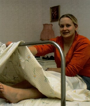 Bed Cradle in use