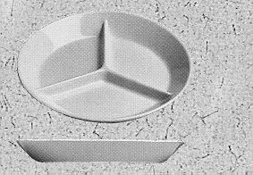 Ableware Tri-Divided Dish