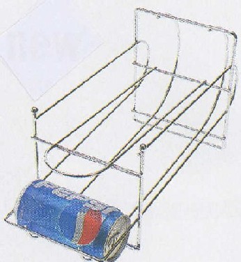 Can Rack front view