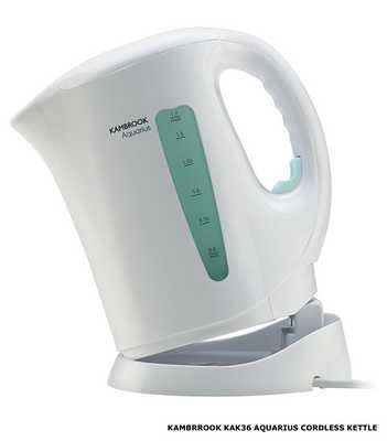 Kambrook Aquarius KAK36 Cordless Kettle