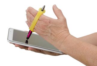 Grip In Use On Stylus