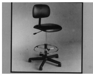 Vinyl High Bench Chair