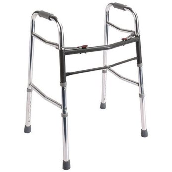 Aluminium Two-Button Folding Walker