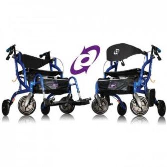Airgo Fusion Side-Folding Rollator and Transport Chair