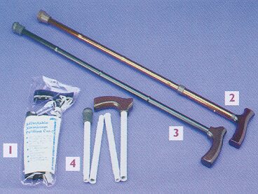 Adjustable Aluminium Folding Walking Stick