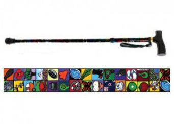 Goldfern Folding Adjustable Height Walking Stick