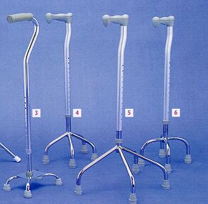 Aluminium Quadrupod Sticks