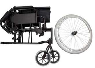 Folded & Wheels Detached