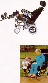 Jewel MPS Tilt N Space Wheelchair