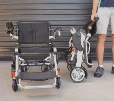 Folded Wheelchair