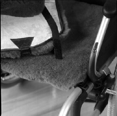 Shear Comfort Cushion It Sheepskin Wheelchair Cover