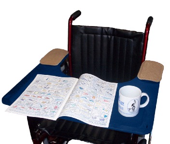 Wheelchair Tray, Strap And Bag