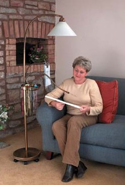 Ultimate Floor Standing Lamp With Magnifier