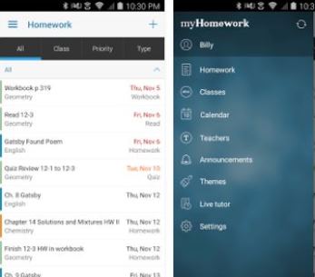 myHomework App