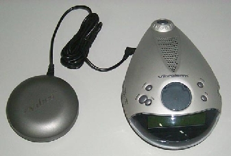 Vibralarm with pad