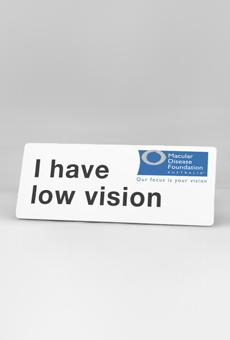 Low Vision Badge