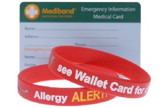 Allergy Band and Card