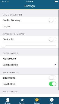 Settings