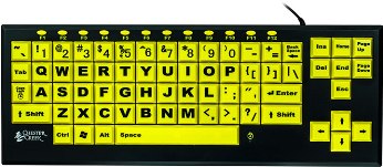 Black on Yellow Keys