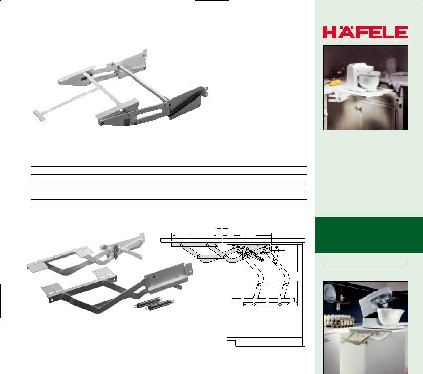 Hafele Swing Up Shelves