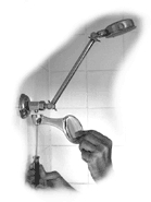 Shower Saver in use