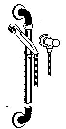 Con-Serv Hosfab Handshower Kits With Grab Rail