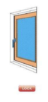 Tilt Turn Window Locked