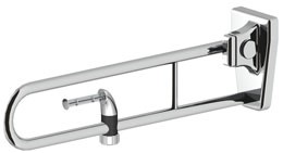 Tiltlock Grab Rail with Toilet Roll Holder